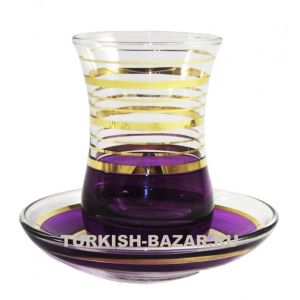 Турецкий стаканчик "Фиолетовый"
